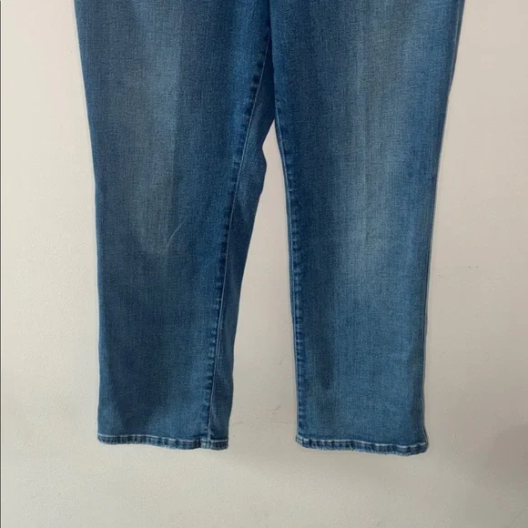 Good American Good Curve Straight Leg Super High Rise Blue Jeans Size 15 - Picture 3 of 12